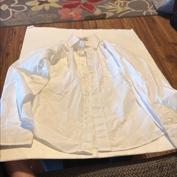 Izod White Casual Button Down Shirt - Picture 1 of 2